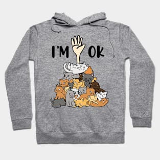 Full Of Cats I'm OK Hoodie